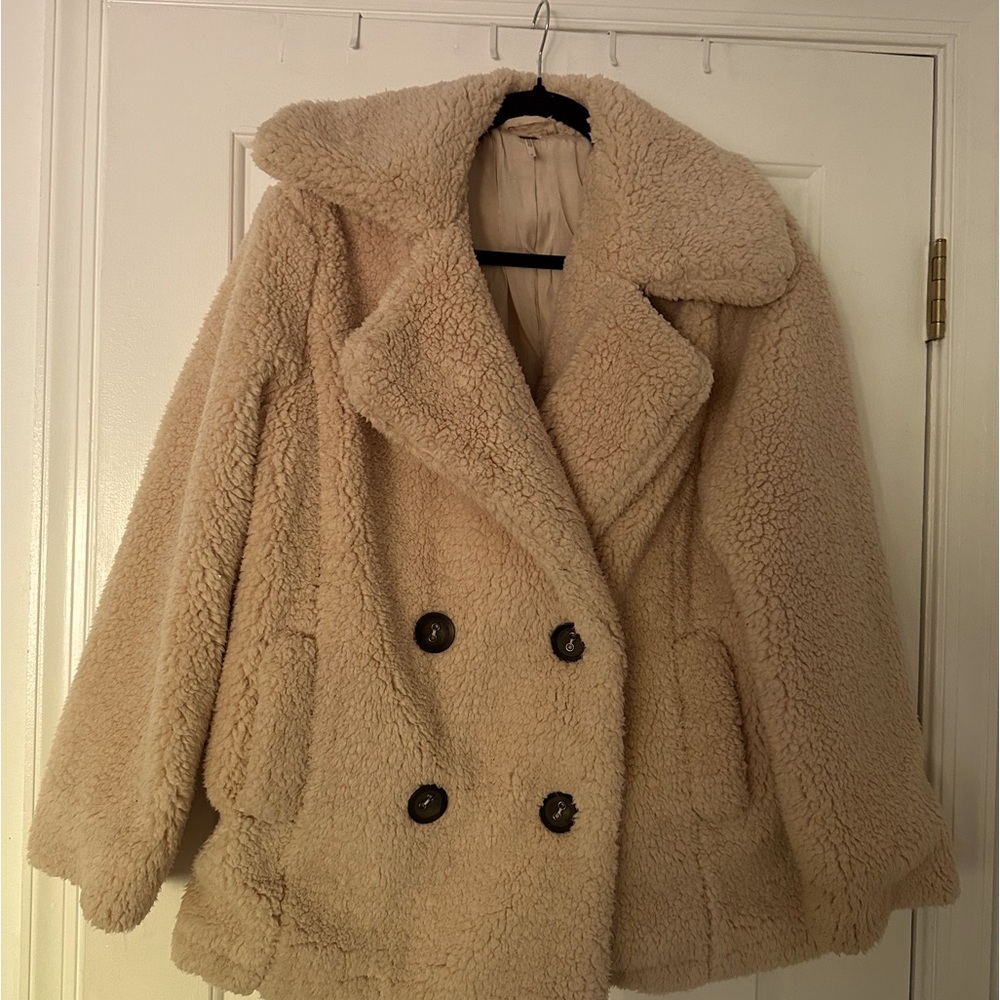 Free People teddy coat
